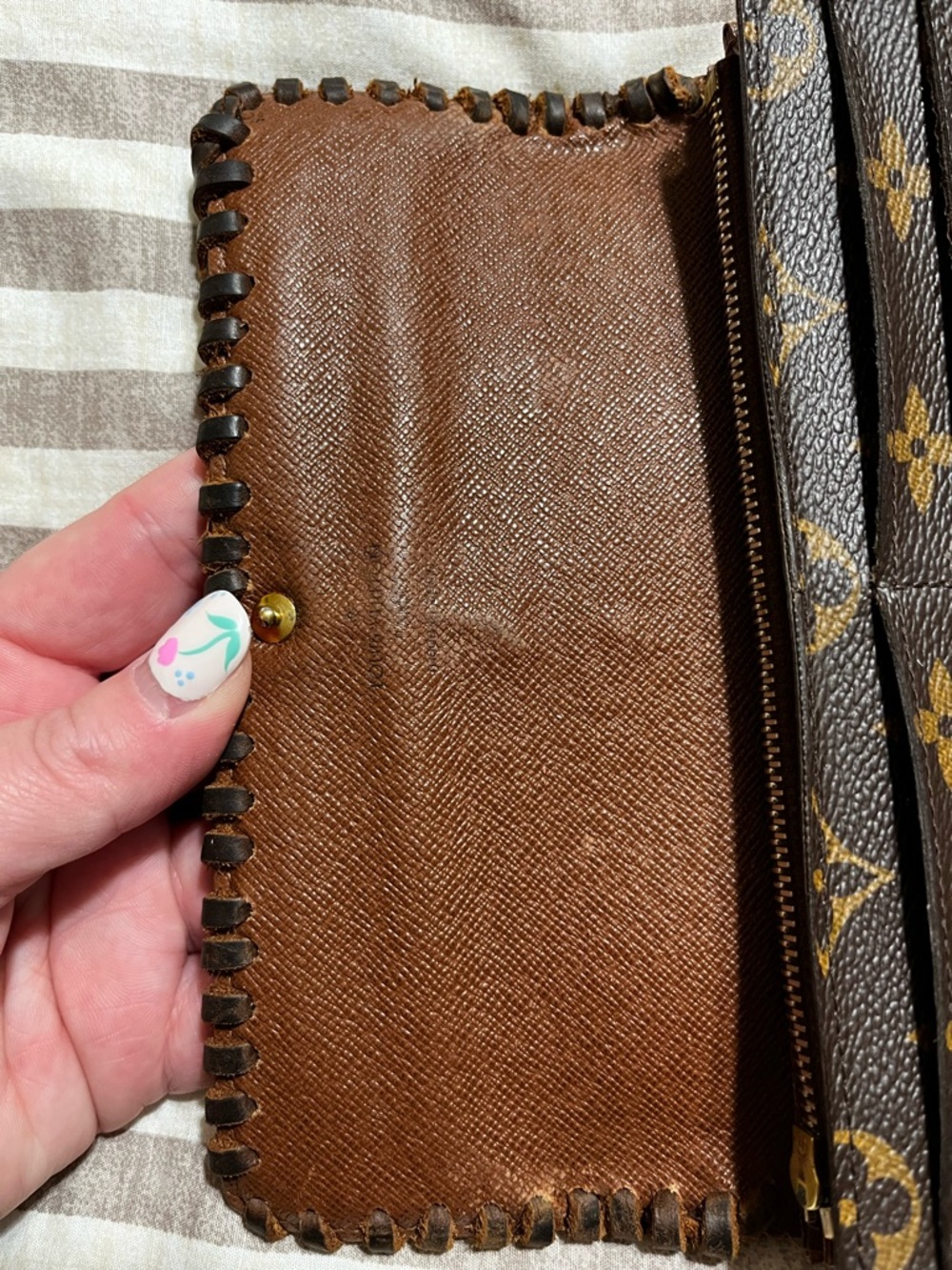 Louis Vuitton Monogram Braided Edge Wallet - 💯 guaranteed authentic! - Picture 3 of 13